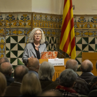 Montserrat Castelló pronuncia el discurs de recepció com a membre numerària de la Secció de Filosofia i Ciències Socials de l’IEC