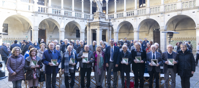 Experiència, compromís i saviesa: l’IEC homenatja els seus membres de vuitanta anys